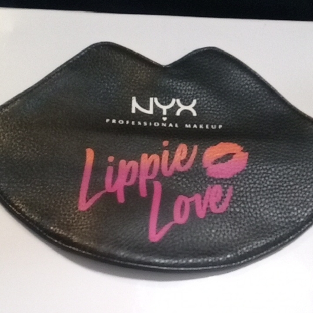 Ulta Beauty Black Lippie Love Cosmetic Bag